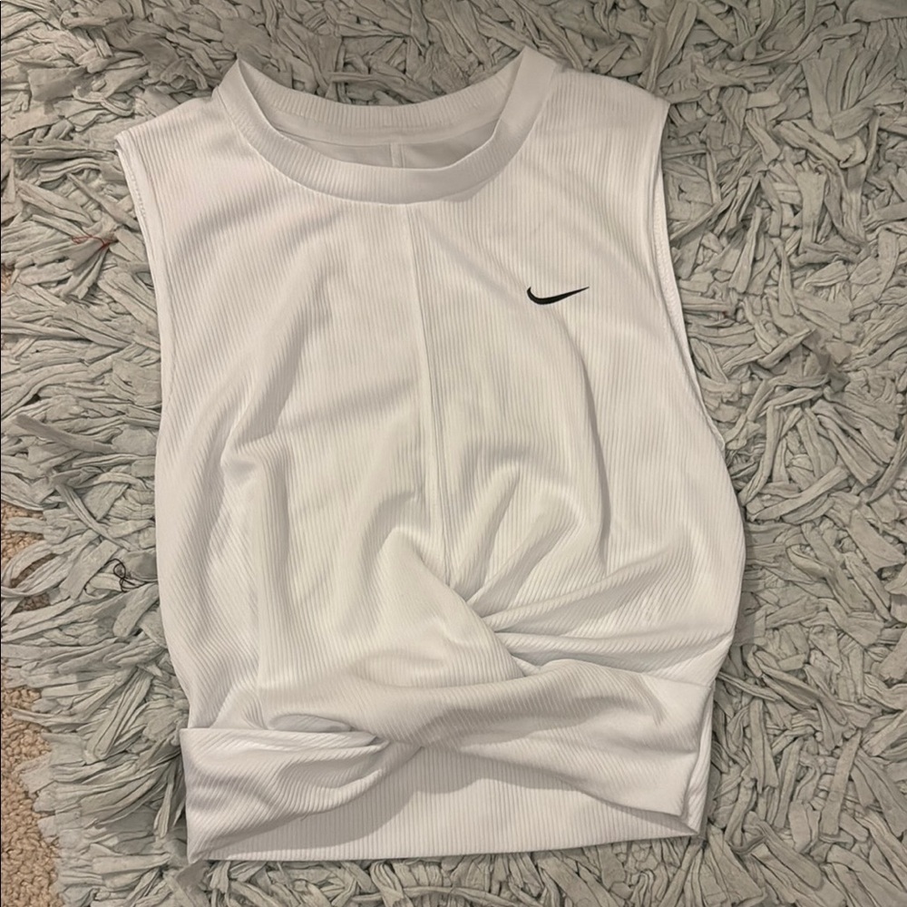 Nike Women's White Sleeveless Top